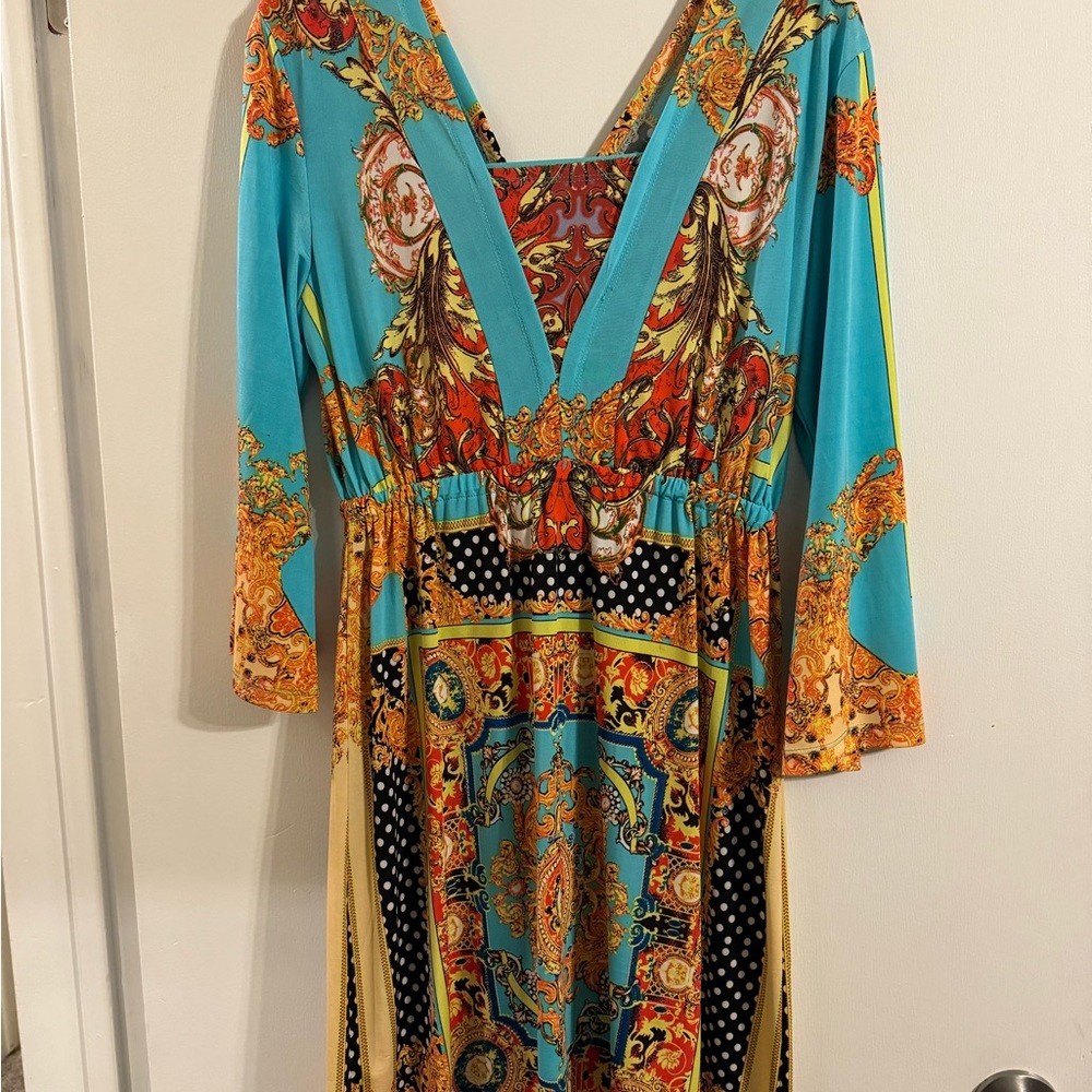 Multi color dress or long top